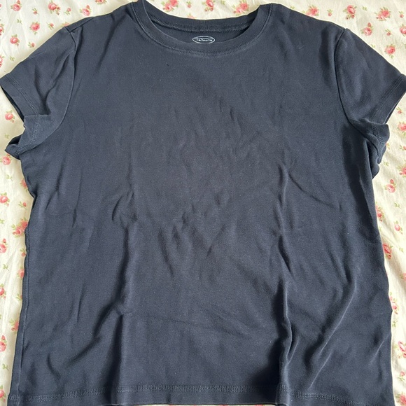medium talbots navy tee - Picture 1 of 2